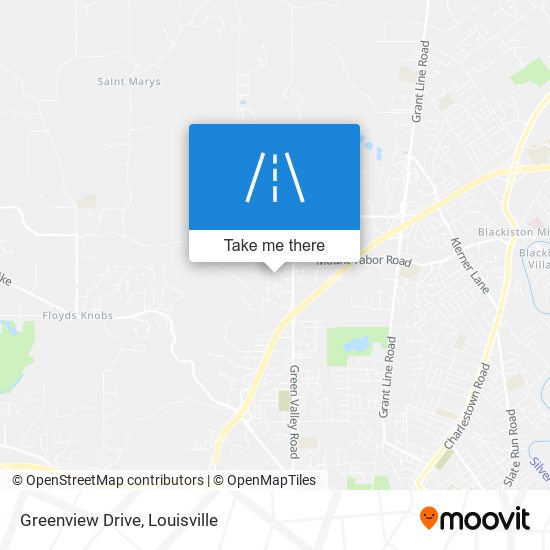 Greenview Drive map