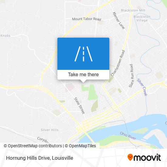 Hornung Hills Drive map