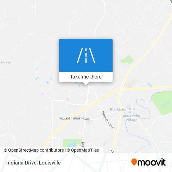 Indiana Drive map