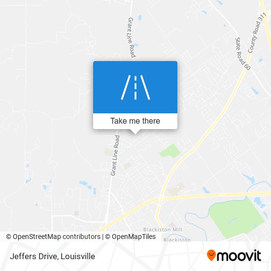 Jeffers Drive map