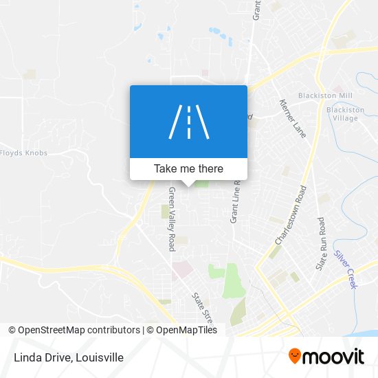 Linda Drive map