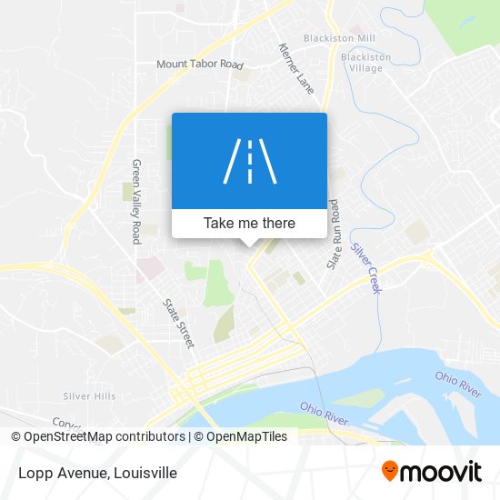 Lopp Avenue map