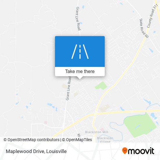 Maplewood Drive map