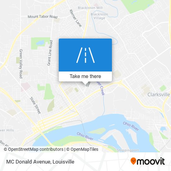 MC Donald Avenue map