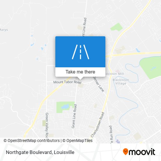 Northgate Boulevard map