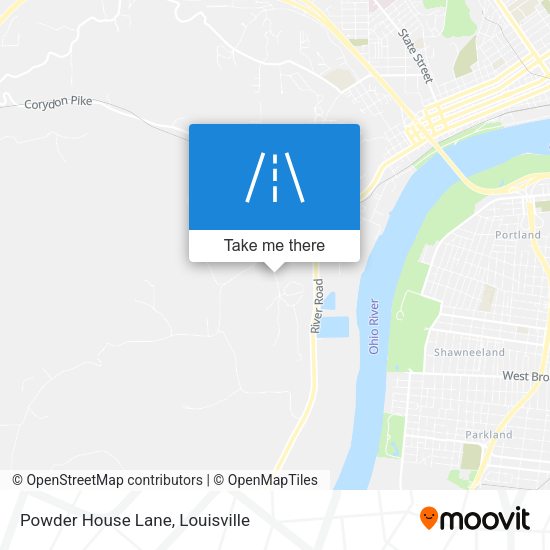 Powder House Lane map