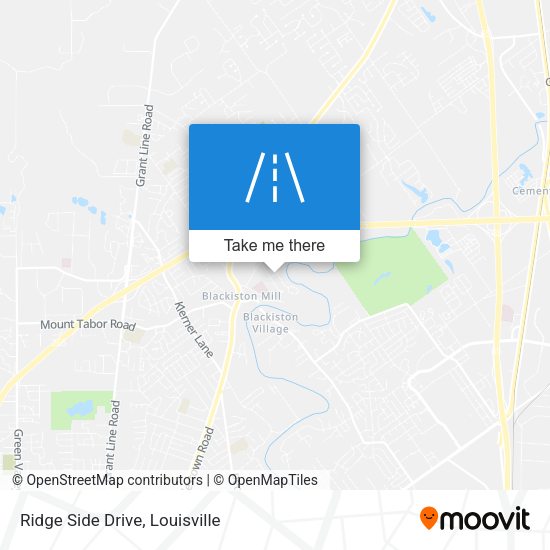 Mapa de Ridge Side Drive
