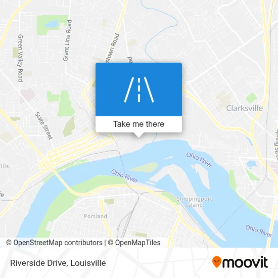 Riverside Drive map