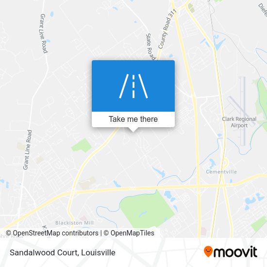 Sandalwood Court map