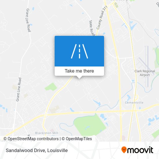 Sandalwood Drive map