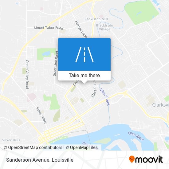 Sanderson Avenue map