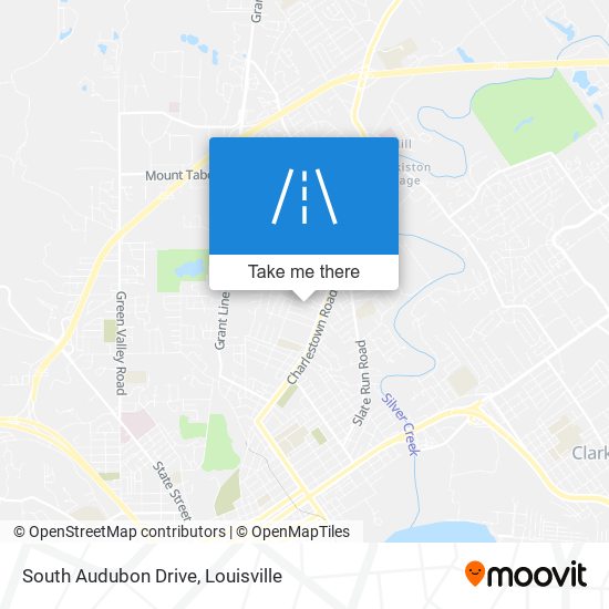 South Audubon Drive map