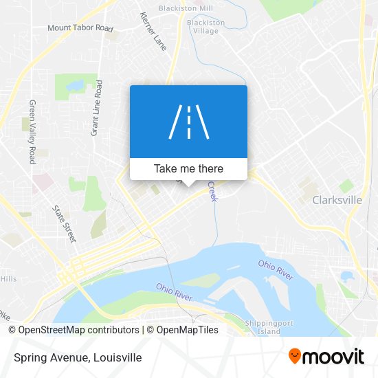 Mapa de Spring Avenue