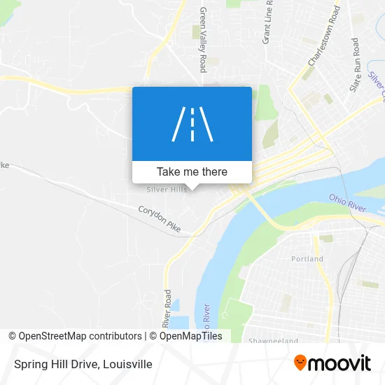 Spring Hill Drive map