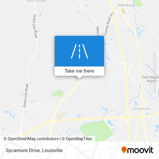 Mapa de Sycamore Drive