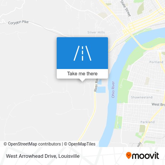 West Arrowhead Drive map