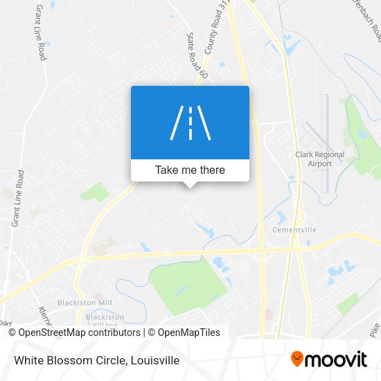 Mapa de White Blossom Circle