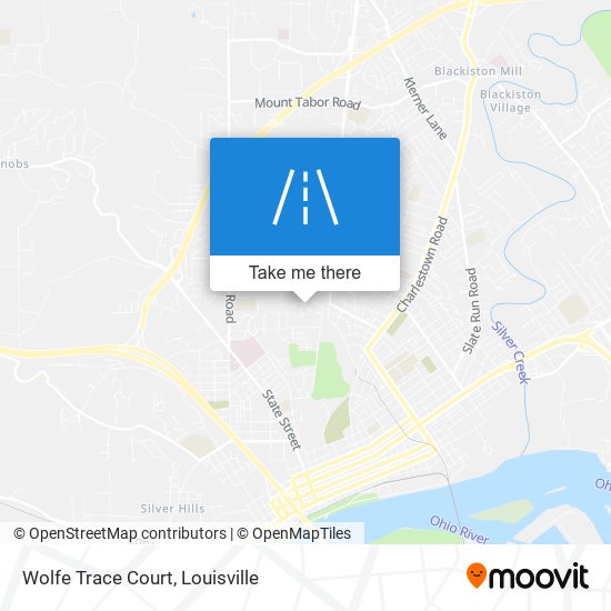 Wolfe Trace Court map