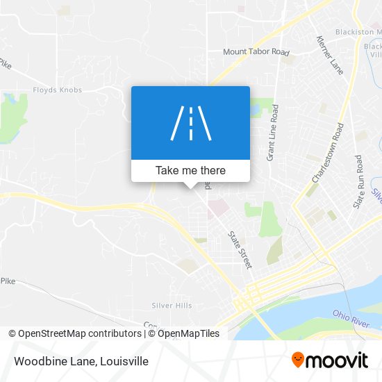 Woodbine Lane map