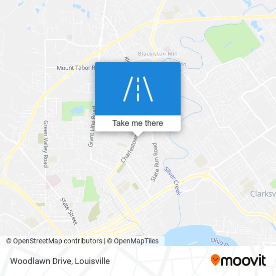 Woodlawn Drive map