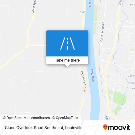 Mapa de Glass Overlook Road Southeast