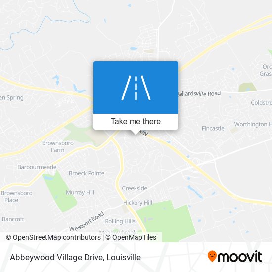 Abbeywood Village Drive map