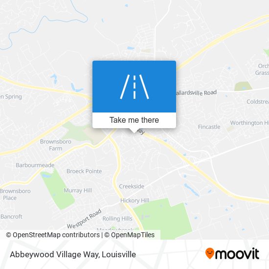 Abbeywood Village Way map