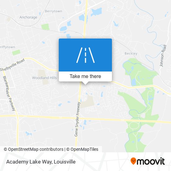 Academy Lake Way map