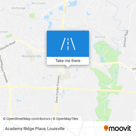 Academy Ridge Place map