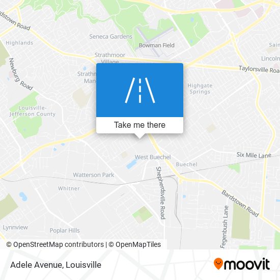 Adele Avenue map