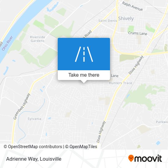 Mapa de Adrienne Way