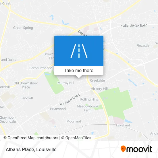Albans Place map