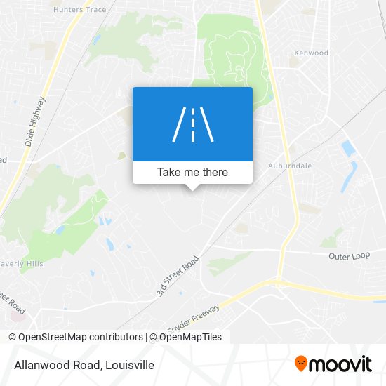 Mapa de Allanwood Road