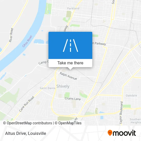 Altus Drive map