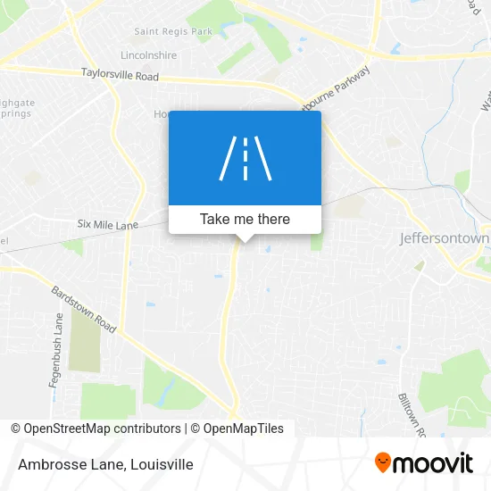 Ambrosse Lane map