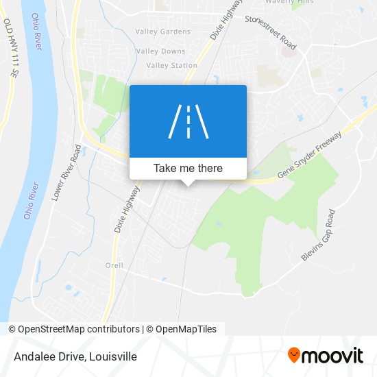 Mapa de Andalee Drive
