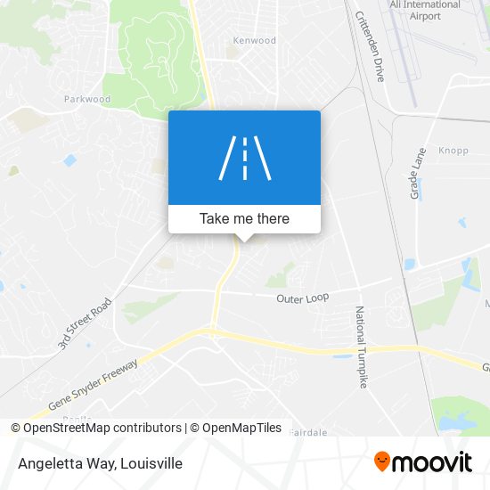 Mapa de Angeletta Way