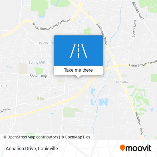 Annalisa Drive map