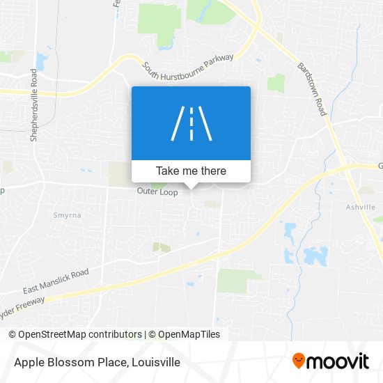 Apple Blossom Place map