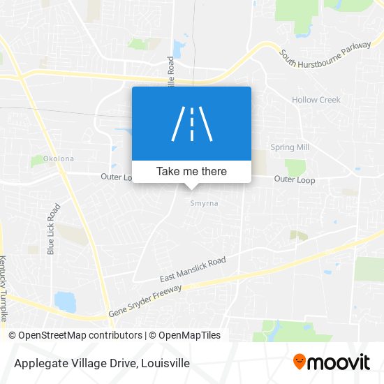 Applegate Village Drive map