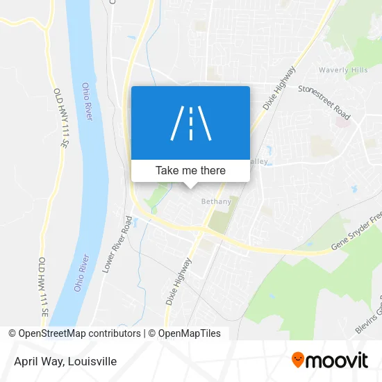 April Way map
