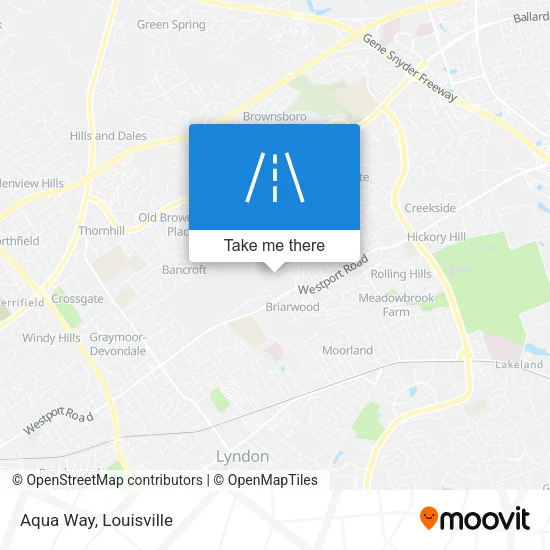 Aqua Way map