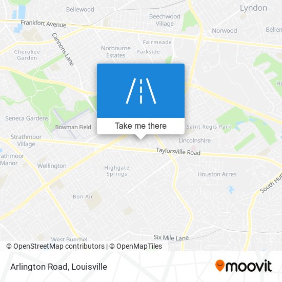 Arlington Road map