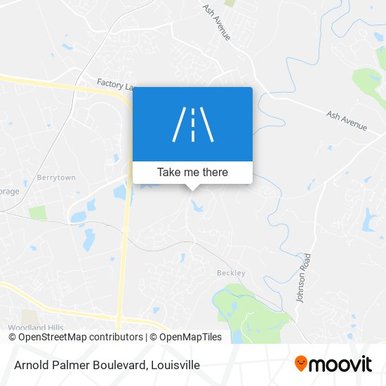 Arnold Palmer Boulevard map