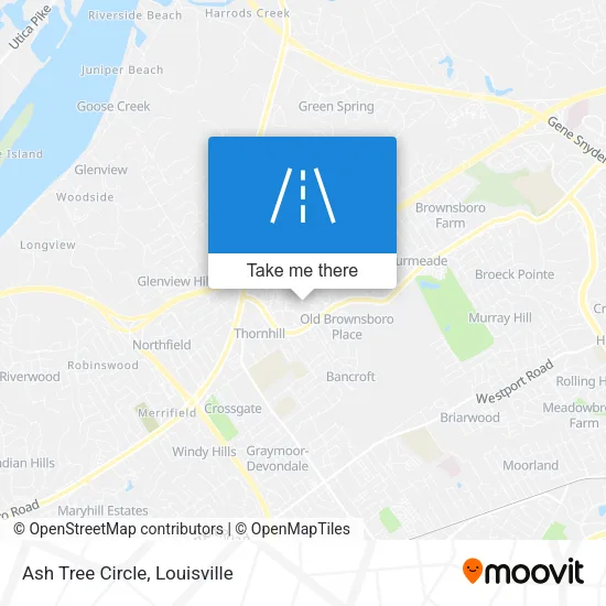 Ash Tree Circle map