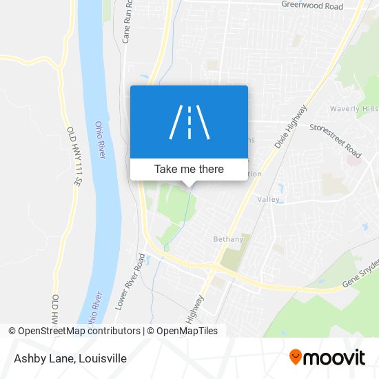 Ashby Lane map