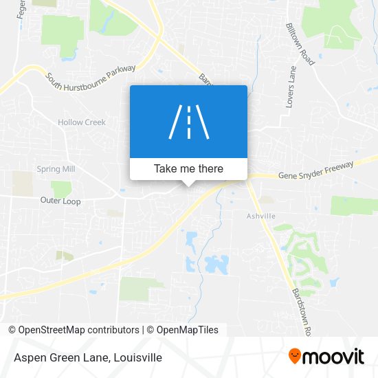 Aspen Green Lane map