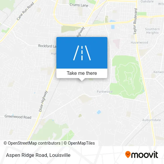 Aspen Ridge Road map