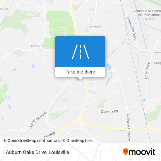Mapa de Auburn Oaks Drive
