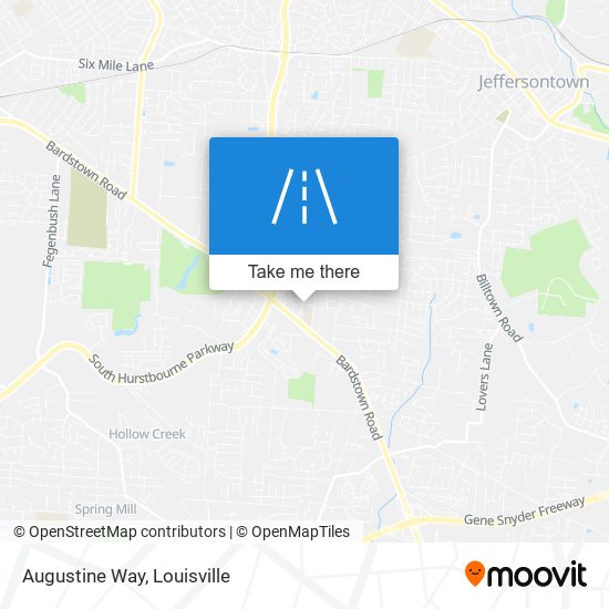 Augustine Way map